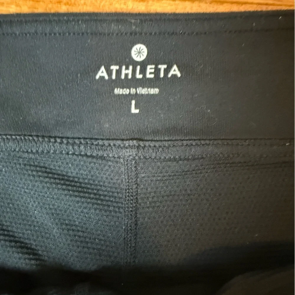 Athleta Black Athletic Skirt with Side Zip Pockets - Picture 4 of 5